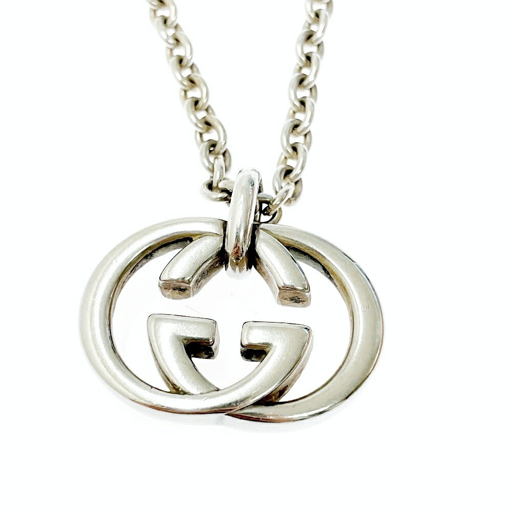 Gucci Silver Interlocking Necklace - image 3